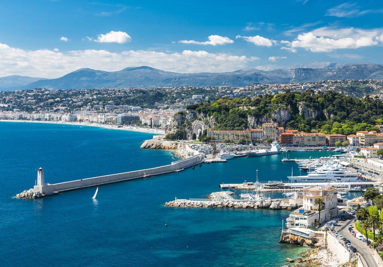 Grand H -F2, Face Vieux- Nice, Terrasse, Ascenseur, Climatisation, Terrace - Nice City Center 外观 照片