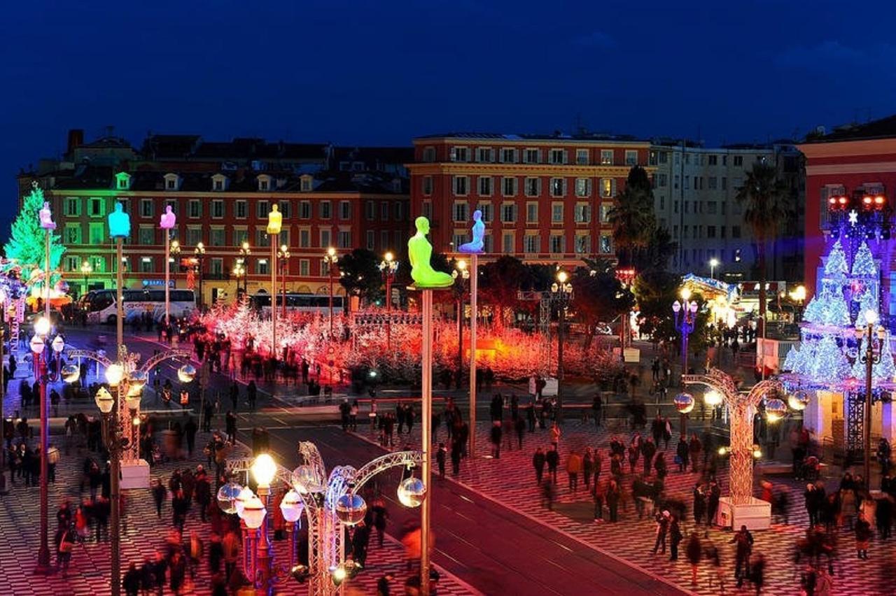 Grand H -F2, Face Vieux- Nice, Terrasse, Ascenseur, Climatisation, Terrace - Nice City Center 外观 照片